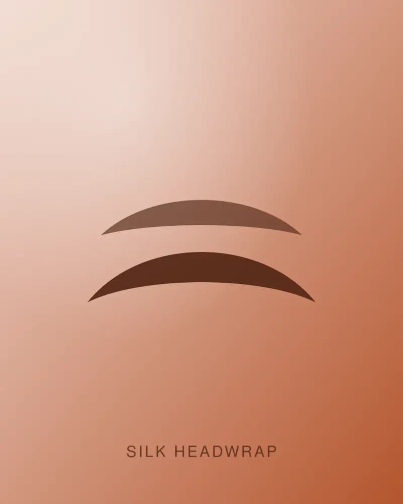 Silk headwrap