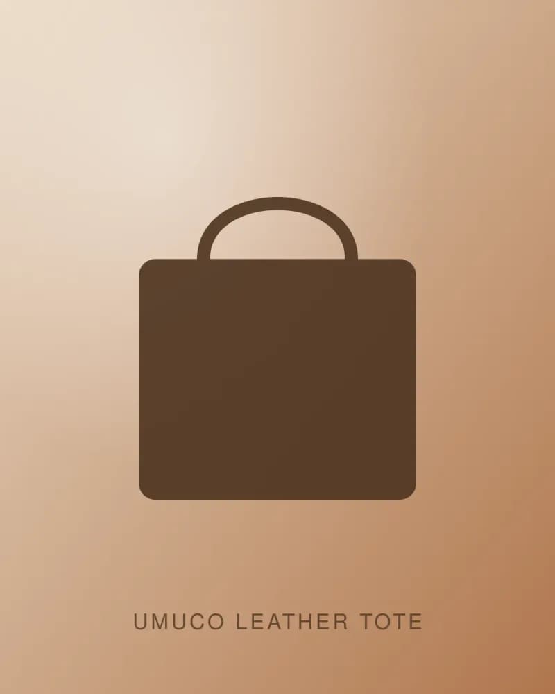Umuco leather tote